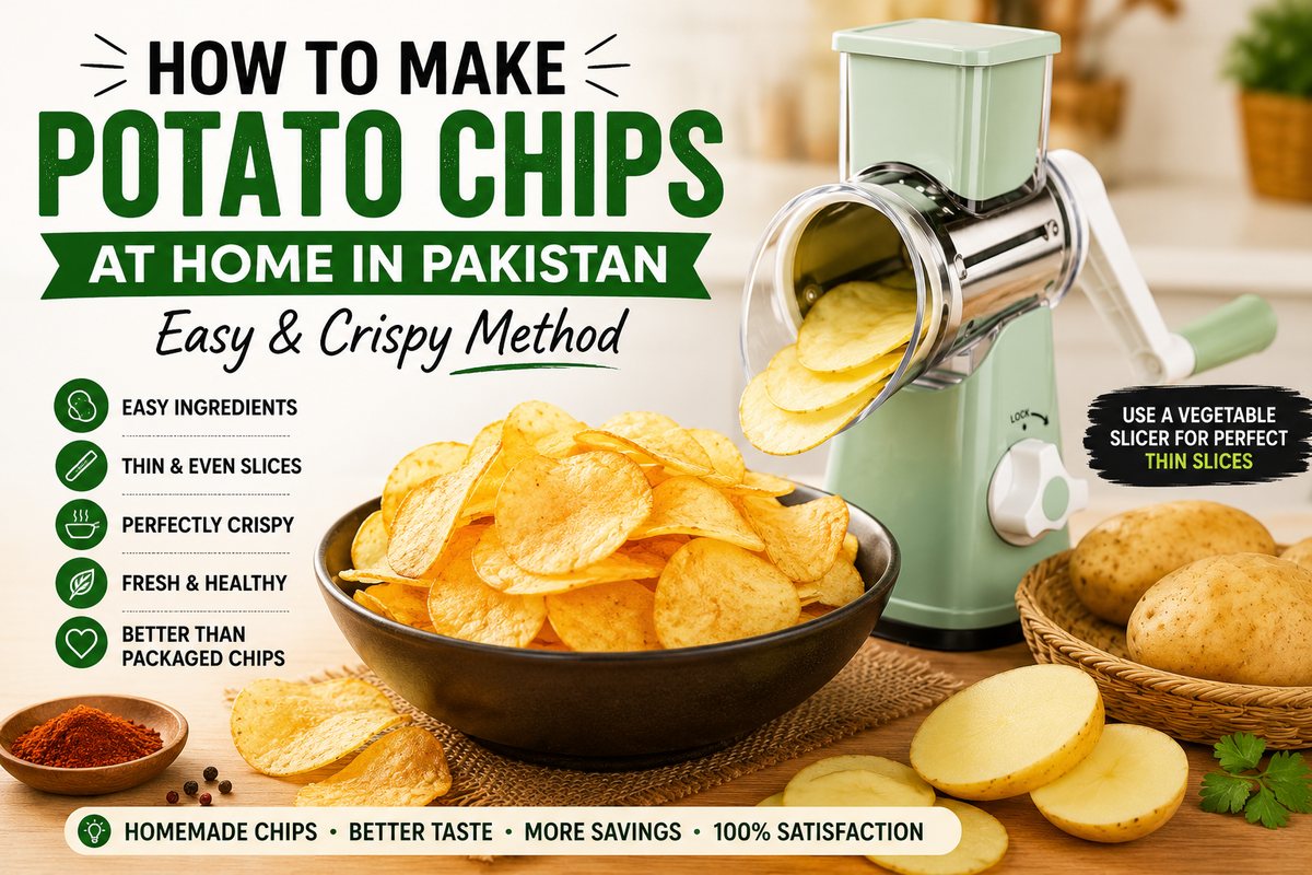 How to Make Potato Chips at Home in Pakistan (Easy Crispy Method)