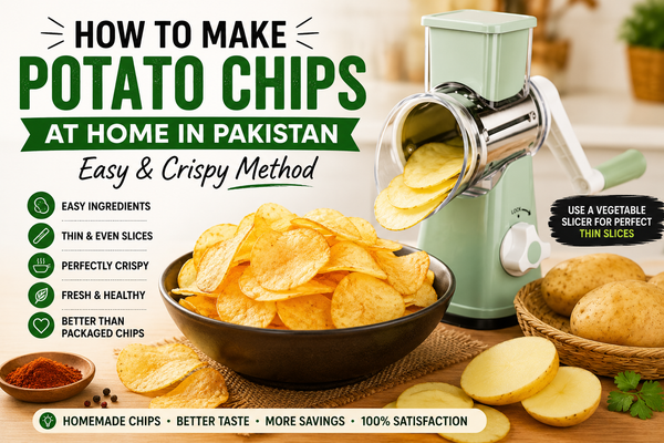 How to Make Potato Chips at Home in Pakistan (Easy Crispy Method)