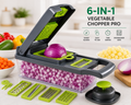 Multi-Function Vegetable Chopper Pro (6-in-1)